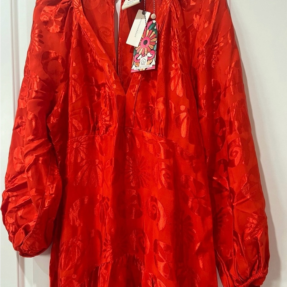 FARM Rio Red Patterned Dress - Picture 6 of 9